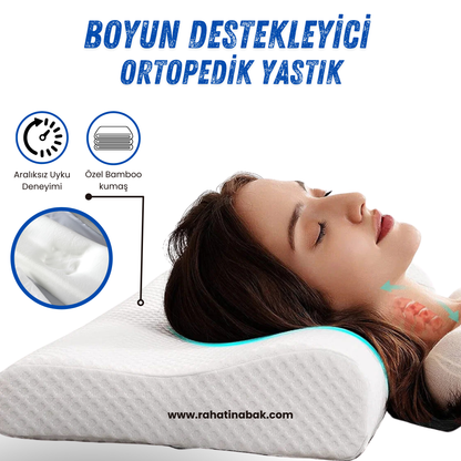 Boyun Destekleyici Ortopedik Yastık / Ekonomik Boy