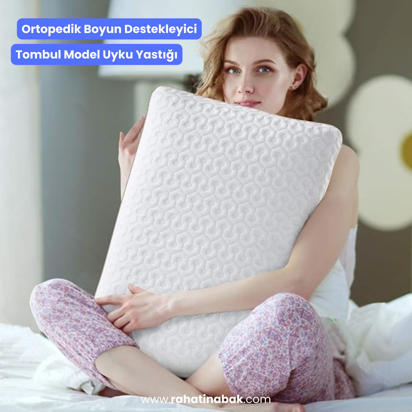 Boyun Destekleyici Ortopedik Yastık / Tombul Model