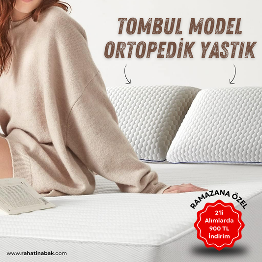 Boyun Destekleyici Ortopedik Yastık / Tombul Model